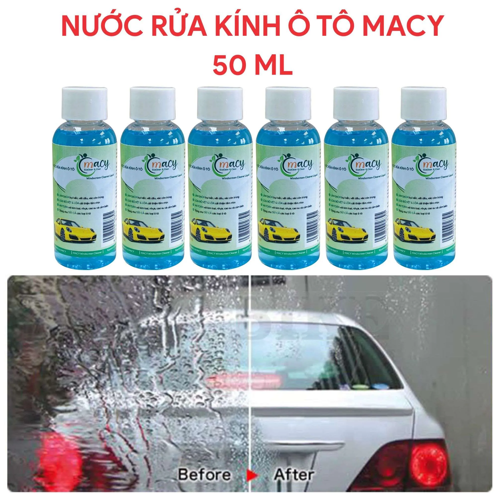 Nước rửa kính ô tô đậm đặc MACY